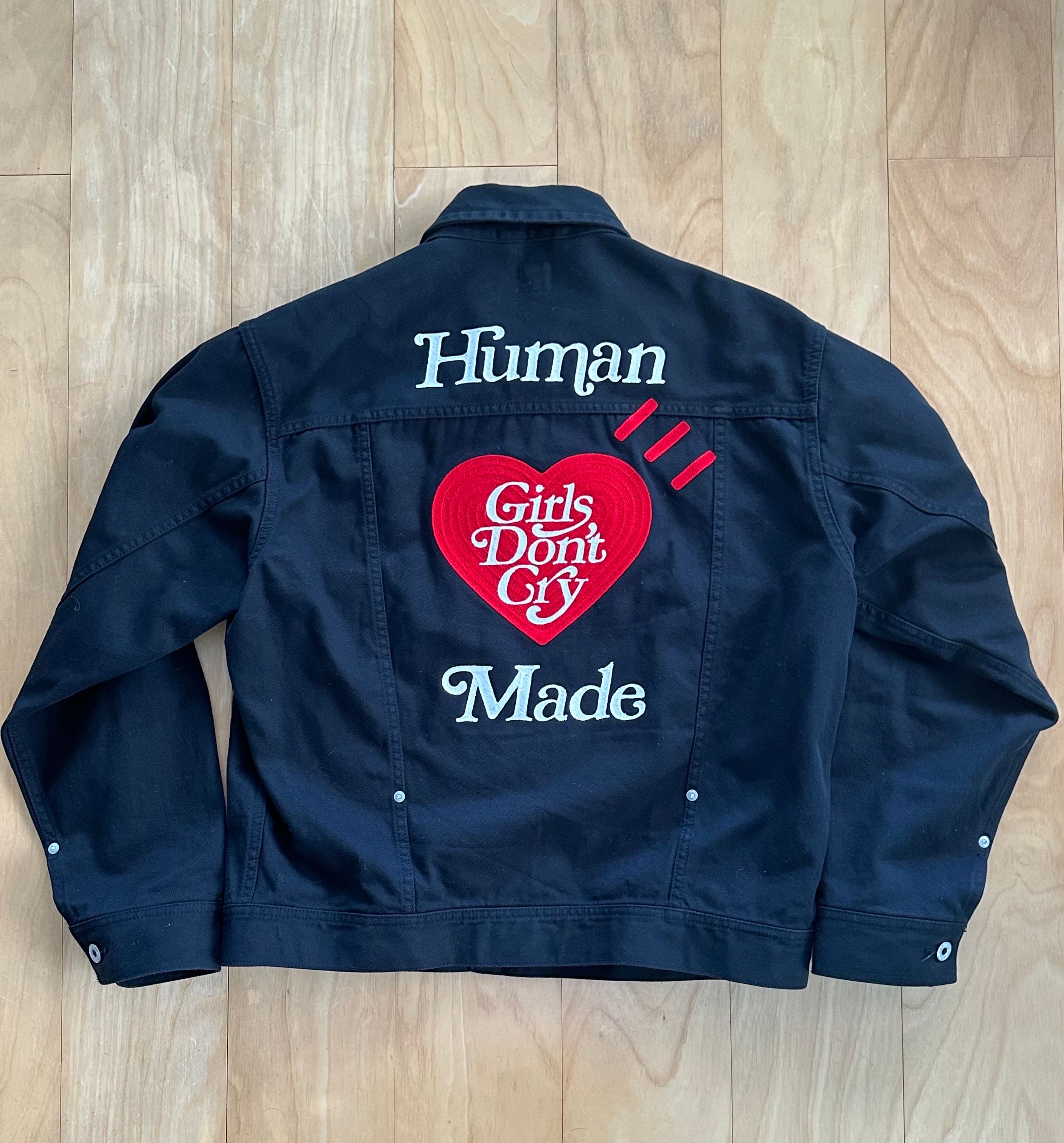 ヒューマンメイド x ガールズドントクライ ワークジャケット "ブラック" / ヴェルディ