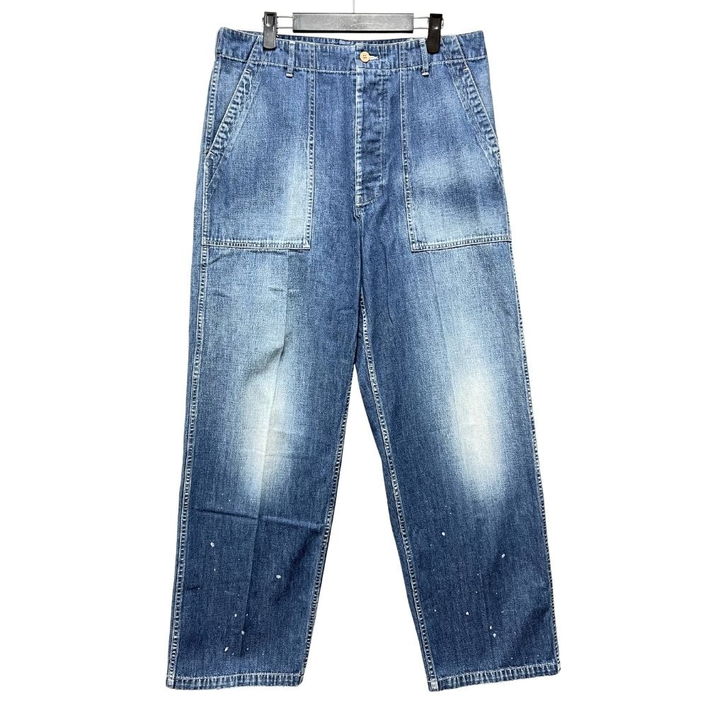 SEE SEE x S.F.C Stitched Wide Tapered Nylon Pants 