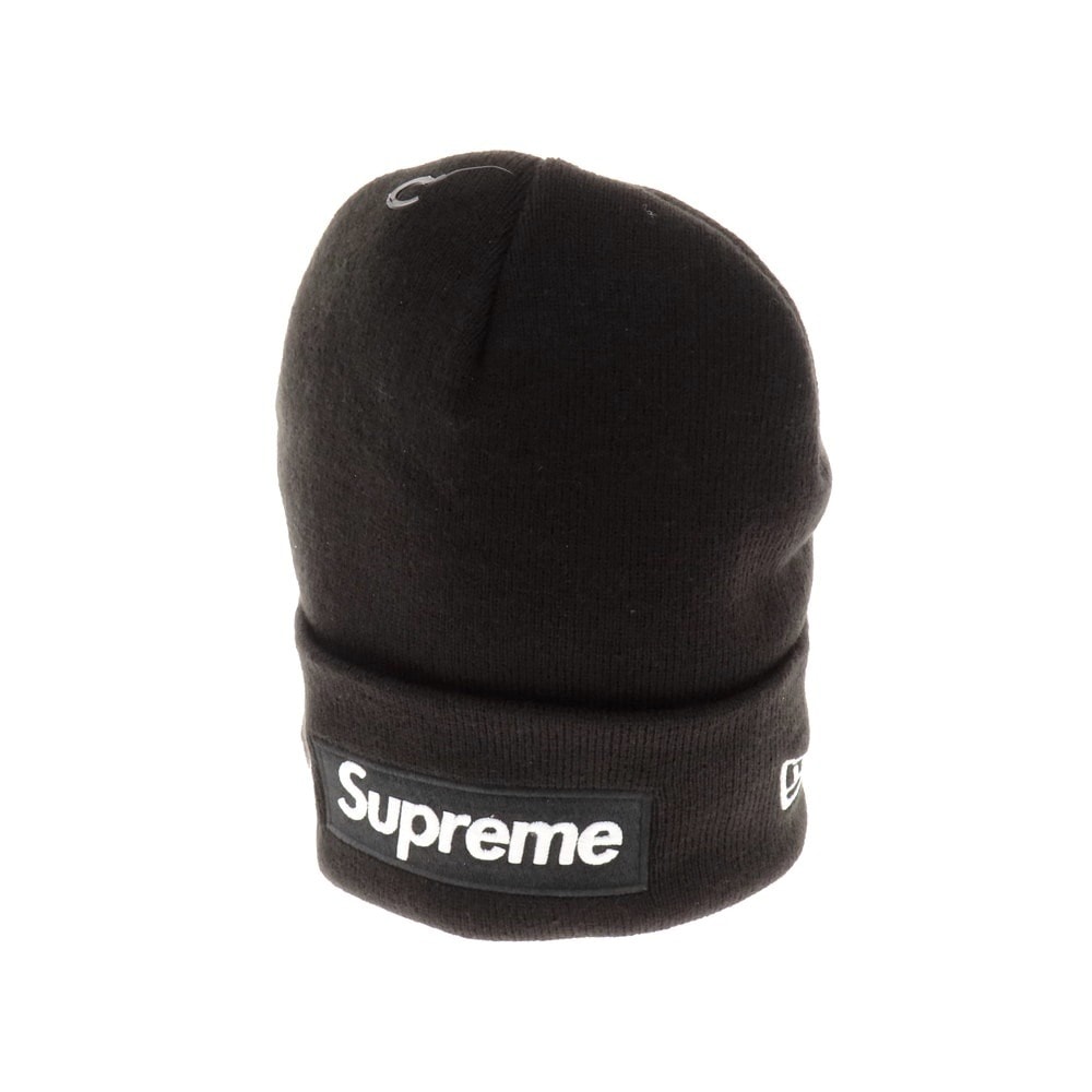 【中古】シュプリーム Supreme 2025年秋冬 New Era Box Logo Beanie アクリル ニットキャップ ブラック【メンズ】
