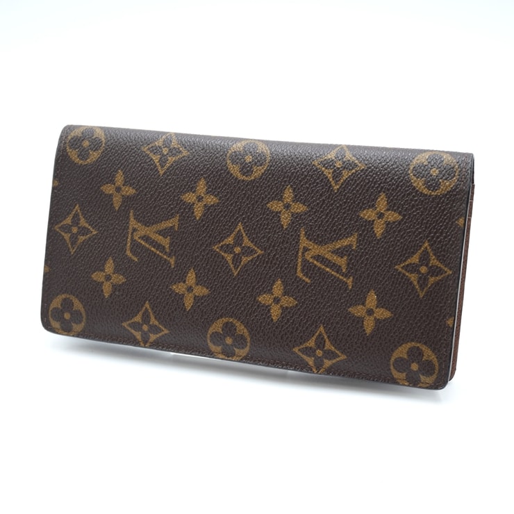 LOUIS VUITTON(ルイ・ヴィトン)ポルトフォイユ・ブラザ ヴィンテージ 長財布 モノグラム キャンバス ブラウン メンズ【中古】