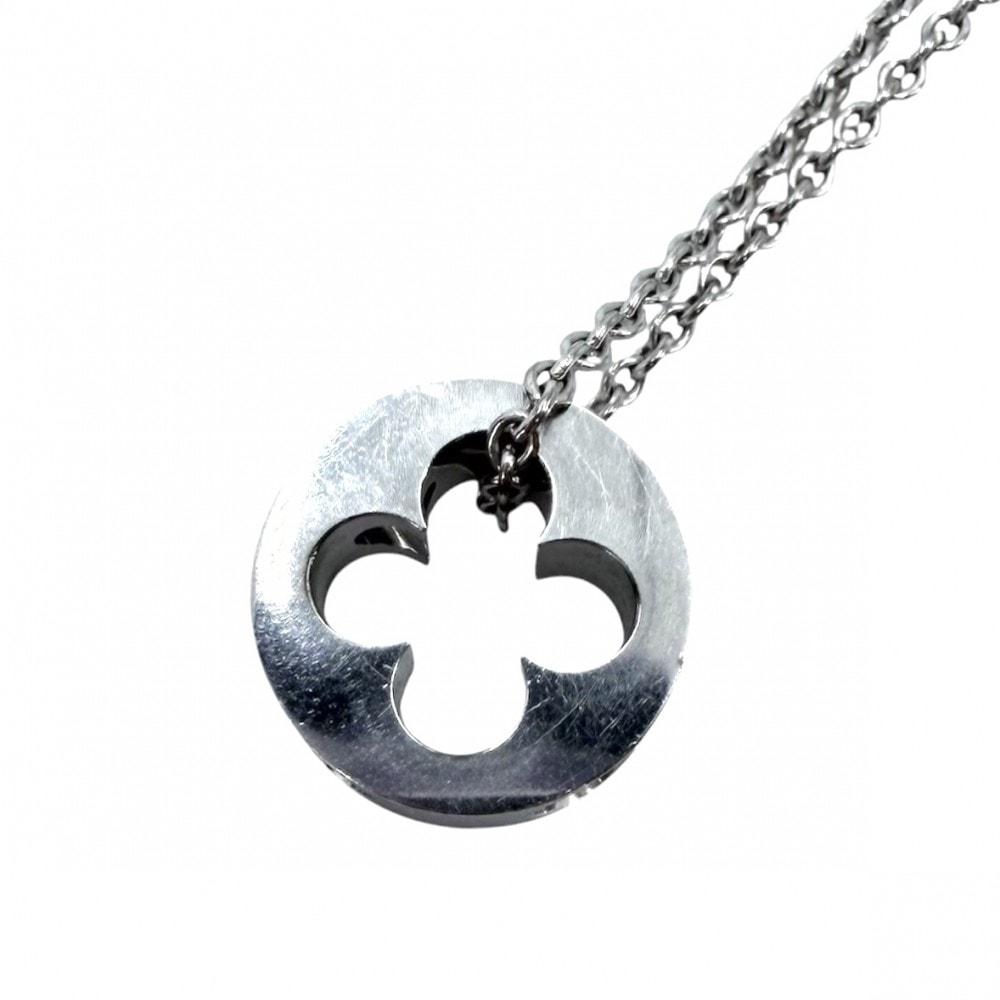 LOUIS VUITTON ルイヴィトン ネックレス パンダンティフ アンプラント アクセサリー ジュエリー 18金WG 750 K18ホワイトゴールド    ダイヤモンド ユニセックス 約6.7g【中古品】
