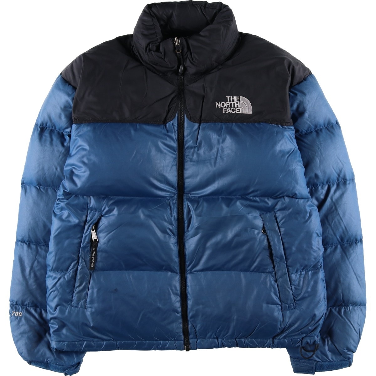 古着 00年代 ザノースフェイス THE NORTH FACE ヌプシジャケット 700フィルパワー リップストップ グースダウンジャケット メンズL相当/evb033515