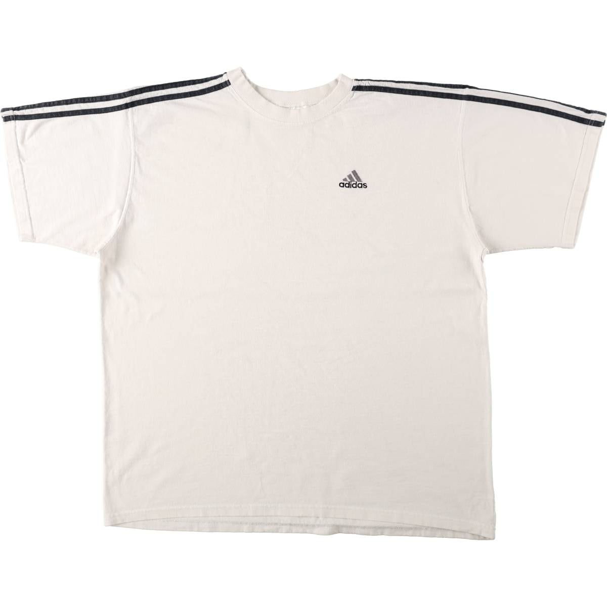 古着 アディダス adidas ロゴTシャツ USA製 メンズL相当/eaa672760