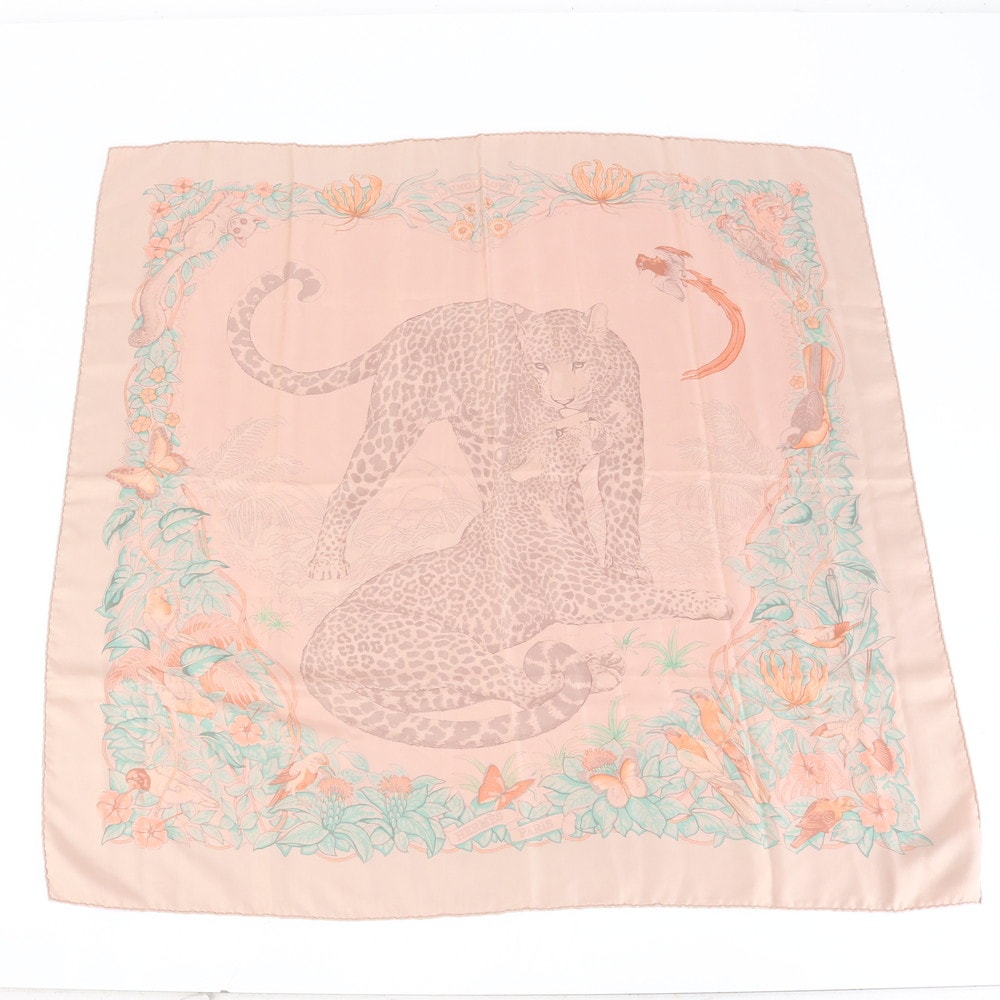 ■極美品 エルメス JUNGLE LOVE ジャングルラブスカーフ
