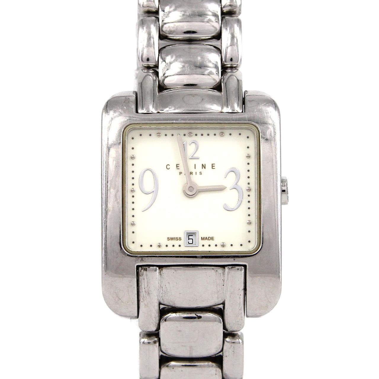 【ノーメンテナンス還元価格】セリーヌ スクエアケース SS クォーツ