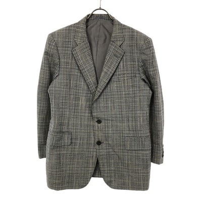 Burberrys バーバリーズ 90s ウールブレンド 総柄 テーラードジャケット 96-86-170AB5 グレー系 オールド