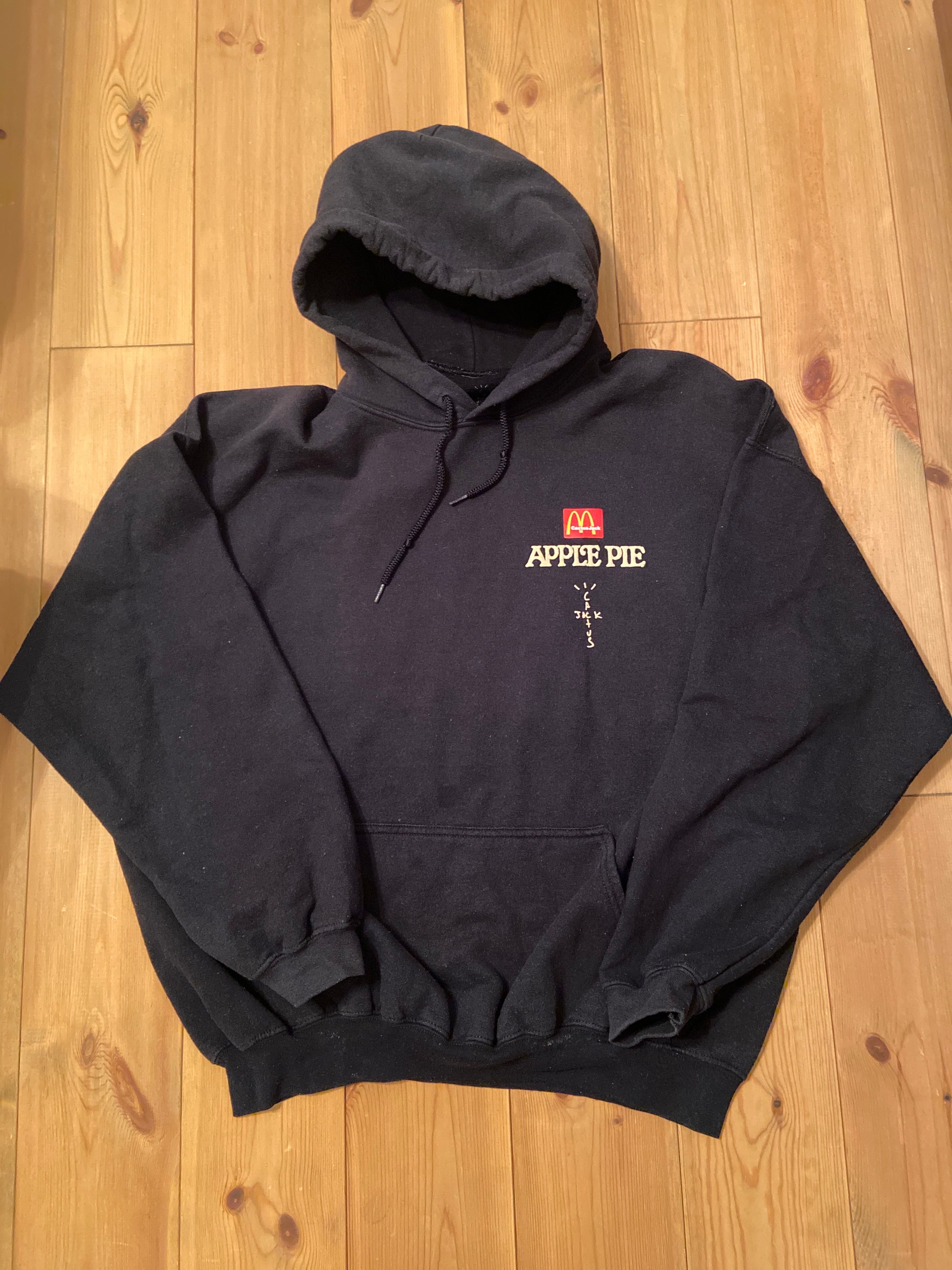 Travis Scott Cactus Jack x McDonald's Apple Pie Hoodie "Washed Black"