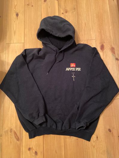 Travis Scott Cactus Jack x McDonald's Apple Pie Hoodie "Washed Black"