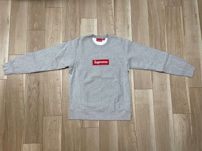 Supreme Box Logo Crewneck Sweatshirt "Ash Grey" (18FW)