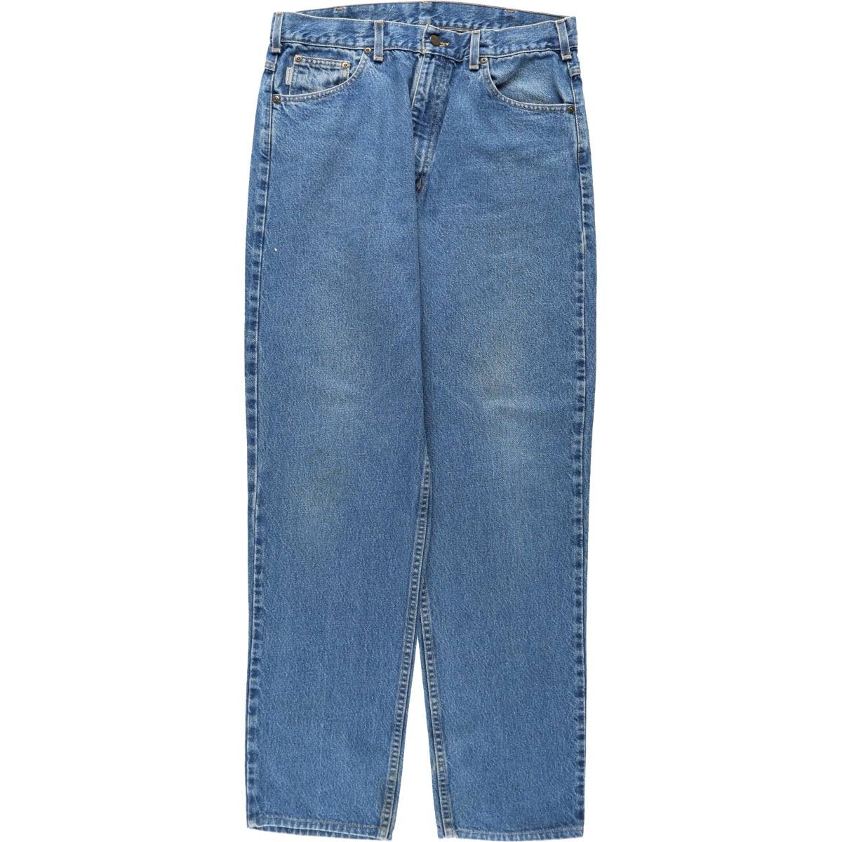 古着 カーハート Carhartt テーパードデニムパンツ メンズw35相当/eaa672976