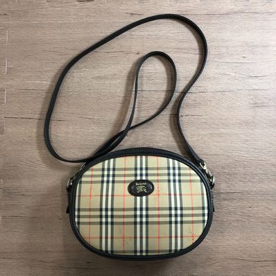 バーバリー バーバリーズ PVCレザー ショルダーバッグ