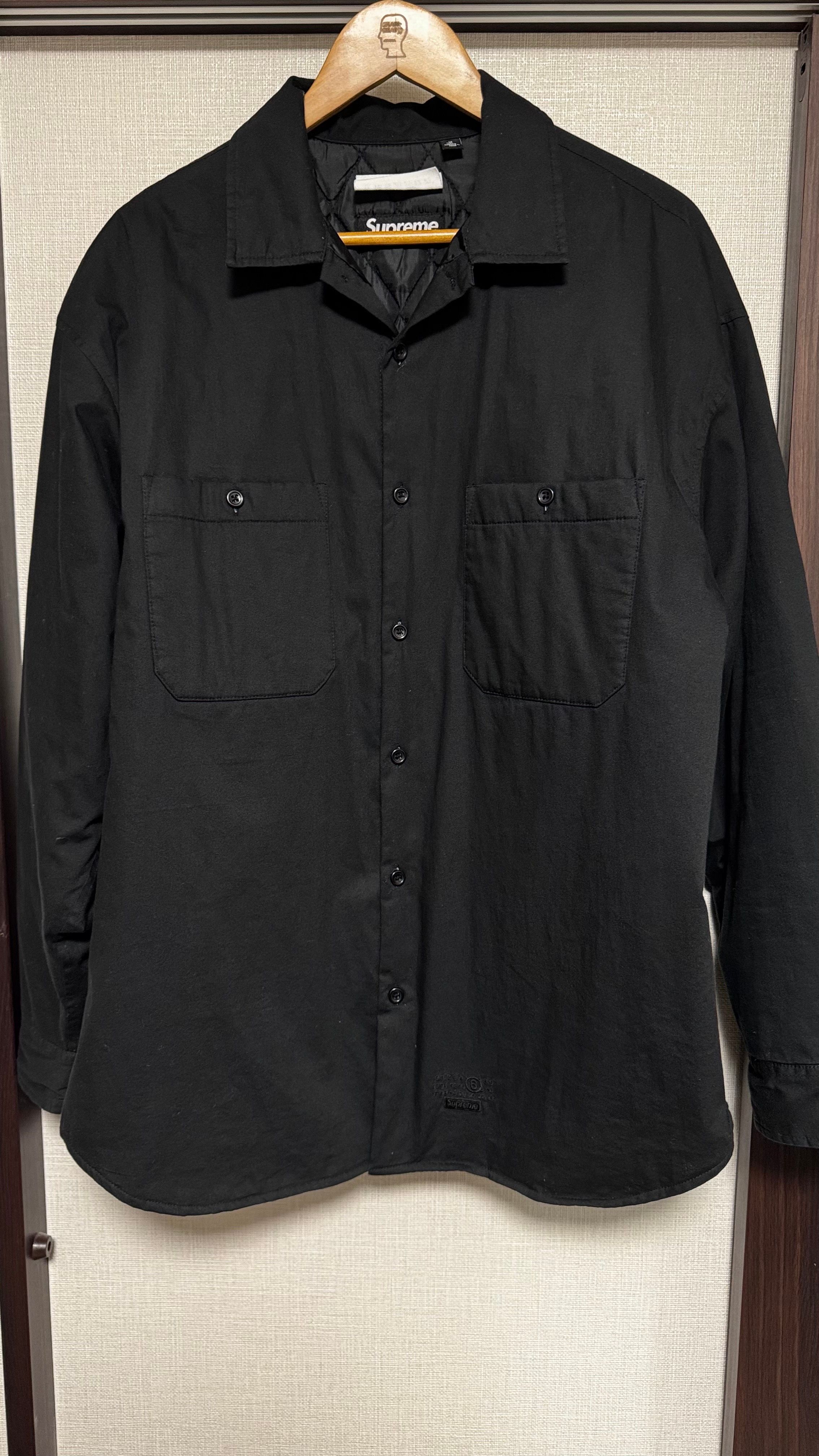 Supreme x MM6 Maison Margiela Padded Shirt "Black"
