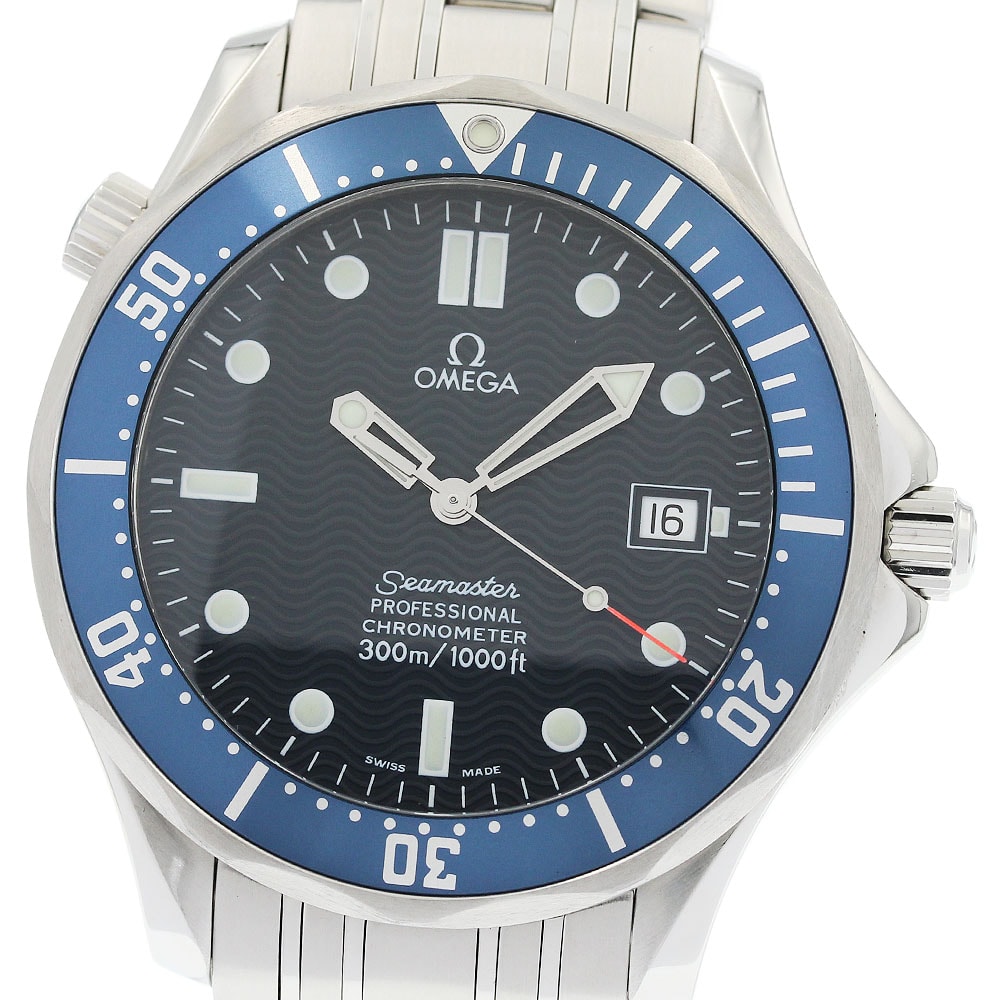 ☆美品 オメガ シーマスター300 デイト 2531.80 メンズ 【中古】