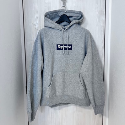 Supreme Box Logo Hooded Sweatshirt (25FW) "Heather Grey"