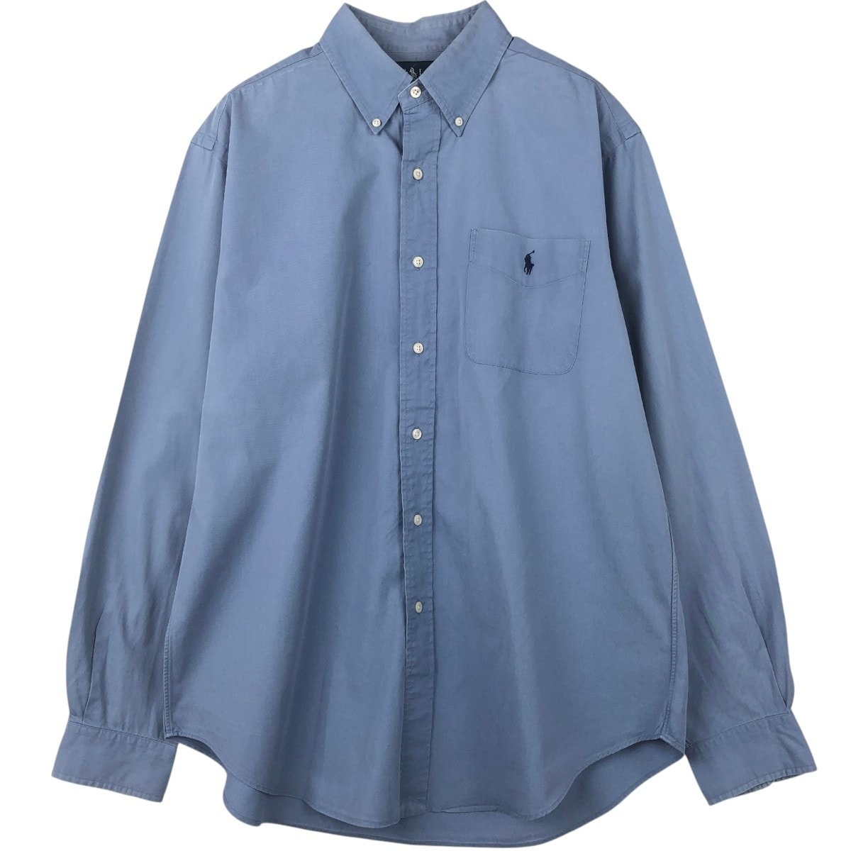 古着 ラルフローレン Ralph Lauren CLASSIC FIT クラシックフィット 長袖 ボタンダウンシャツ メンズL相当/eaa666171