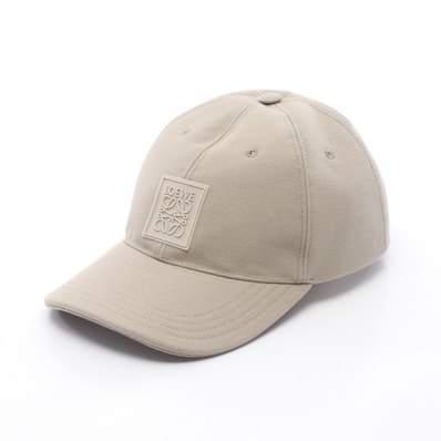 ロエベ LOEWE アナグラム ベースボールキャップ 帽子 コットン レディース グレー系 K820358X896579M 【新品】
