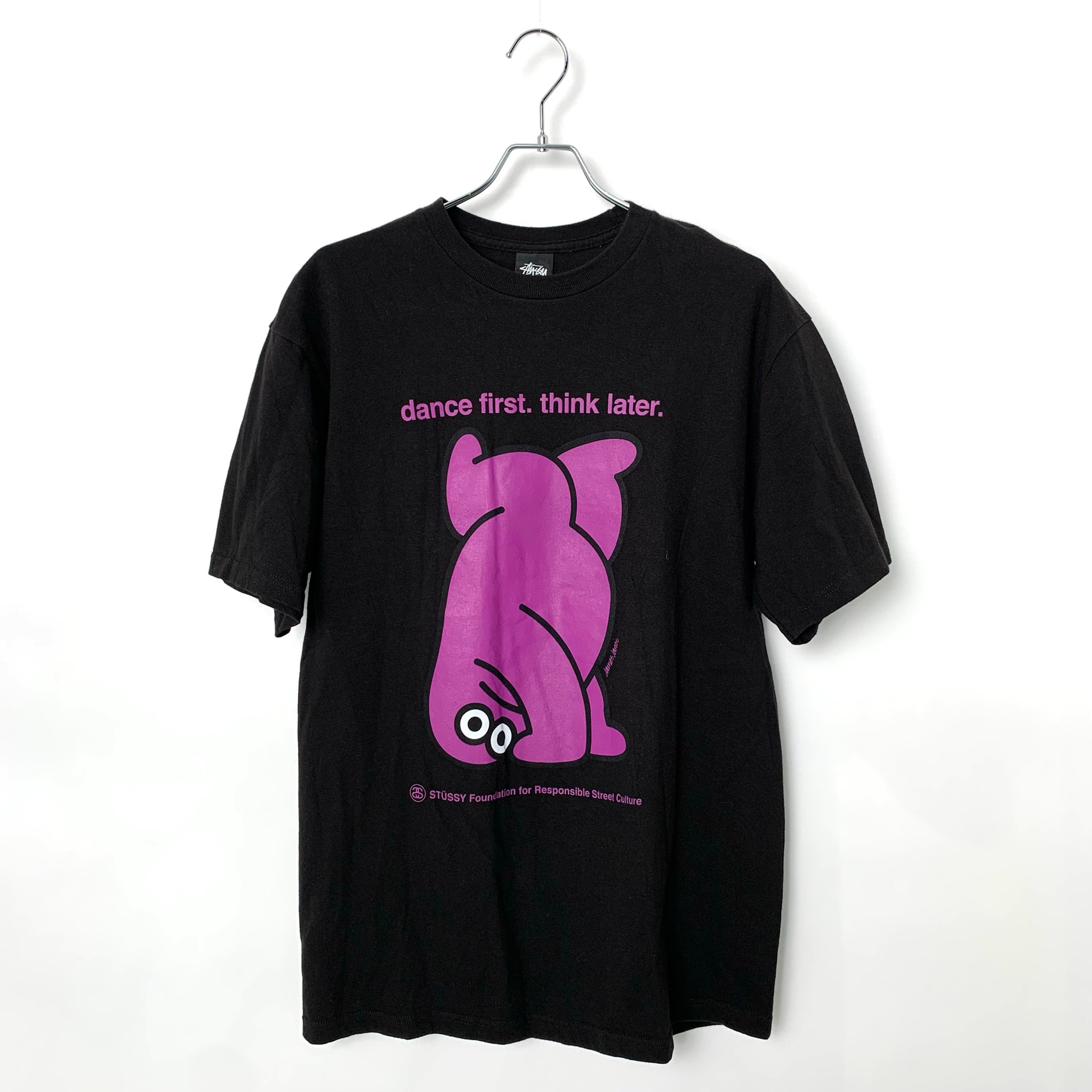 STUSSY ×JAMES JARVIS Dance First Tee  Black