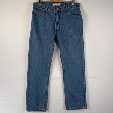 古着 リーバイス Levi's デニムパンツ 505 ブルーデニム ジーンズ ジーパン ストレート 大きいサイズ w36 L32 インディゴブルー メンズ