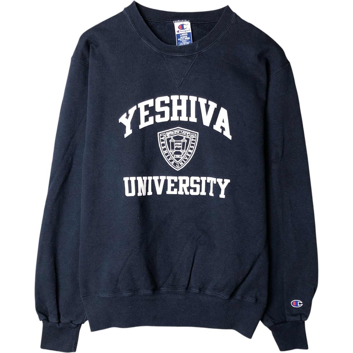 古着 90年代 チャンピオン Champion AUTHENTIC ATHLETIC APPAREL カレッジスウェットシャツ トレーナー メンズL相当 ヴィンテージ 3連プリント/eaa571297