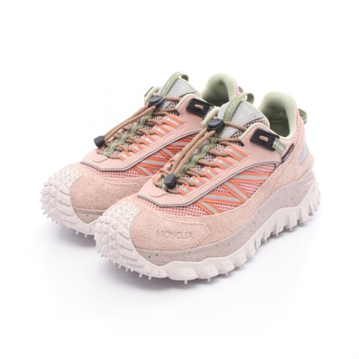モンクレール MONCLER TRAILGRIP スニーカー 靴 レザー スウェード ファブリック メンズ ピンク系 / マルチカラー 4M00160M405251637 【中古】