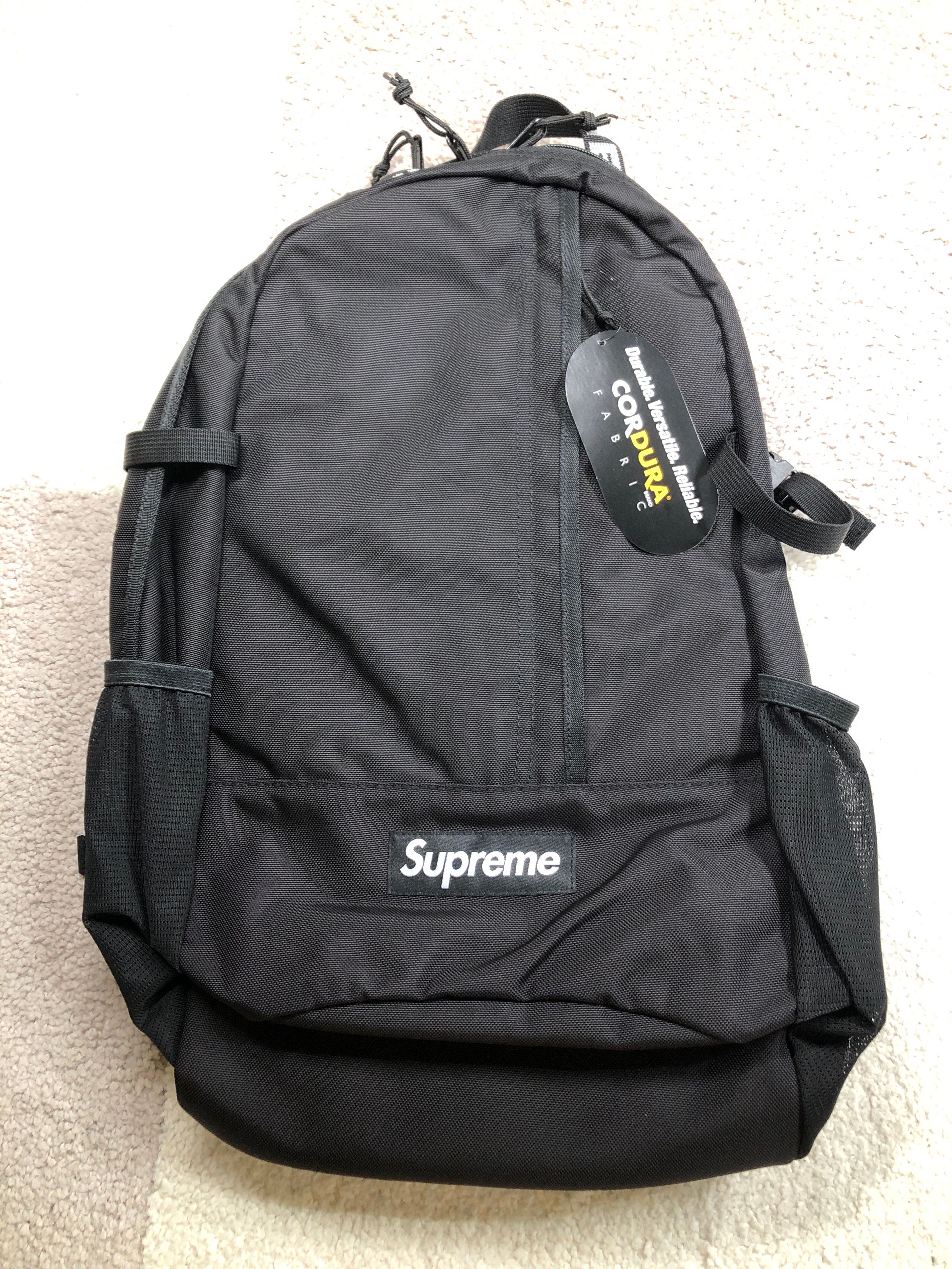 Supreme 18SS Backpack "Black"