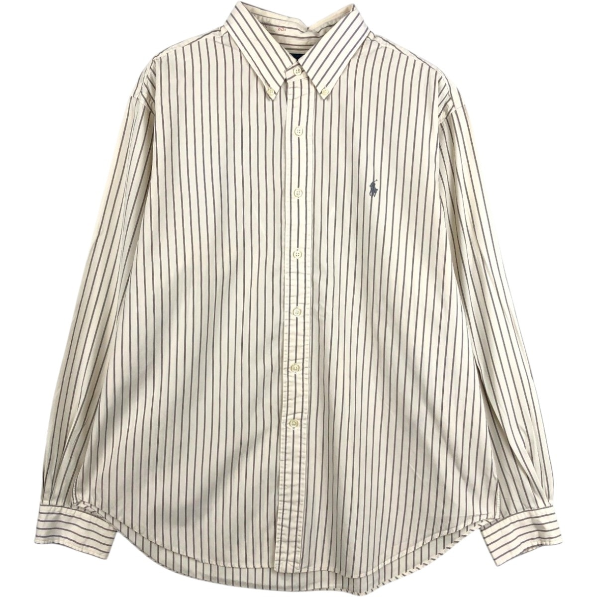 古着 ラルフローレン Ralph Lauren CLASSIC FIT クラシックフィット 長袖 ボタンダウンストライプシャツ メンズXL相当/eaa675387