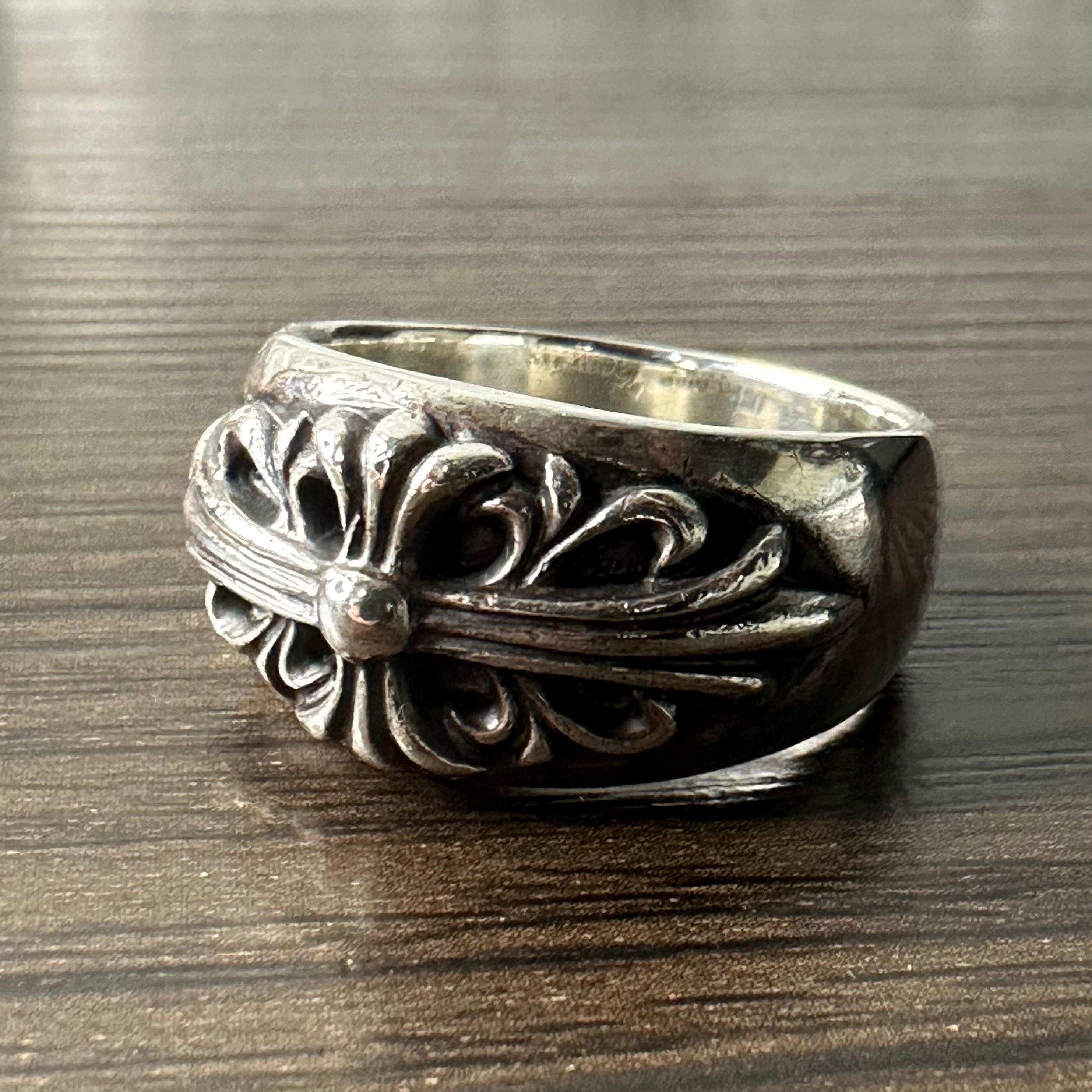Chrome Hearts Floral Cross Ring "Silver"
