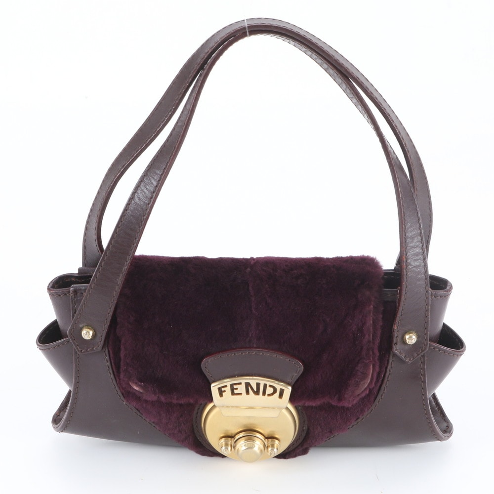 ■美品 フェンディ8BK038 ハンドバッグ レザー