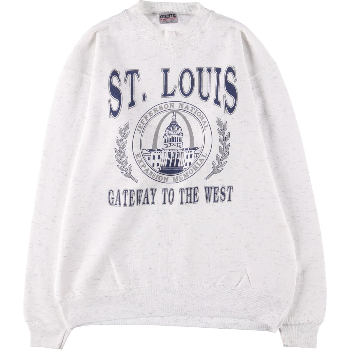 古着 90年代 オニータ ONEITA 3連プリント プリントスウェットシャツ トレーナー USA製 メンズL相当 ヴィンテージ/eaa566817