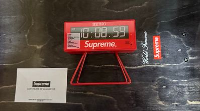 Supreme / Seiko Marathon Clock "Red"