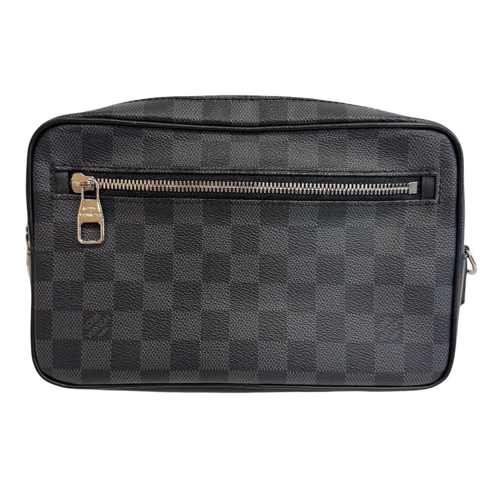 ルイヴィトン LOUIS VUITTON ポシェット ダミエグラフィット ポシェットカサイ N41664 ブラック