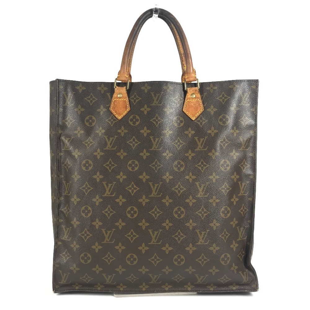 ルイヴィトン LOUIS VUITTON サックプラ M51140 モノグラム カバン トートバッグ 縦型トート ハンドバッグ モノグラムキャンバス ブラウン