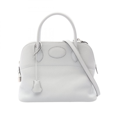 エルメス HERMES ボリード31 ハンドバッグ バッグ レザー トリヨンクレマンス ブルーペール Z刻印(2021年製造) レディース ブルー系 【中古】