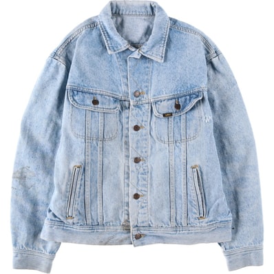 古着 リー Lee デニムジャケット Gジャン メンズXL相当/eaa634769