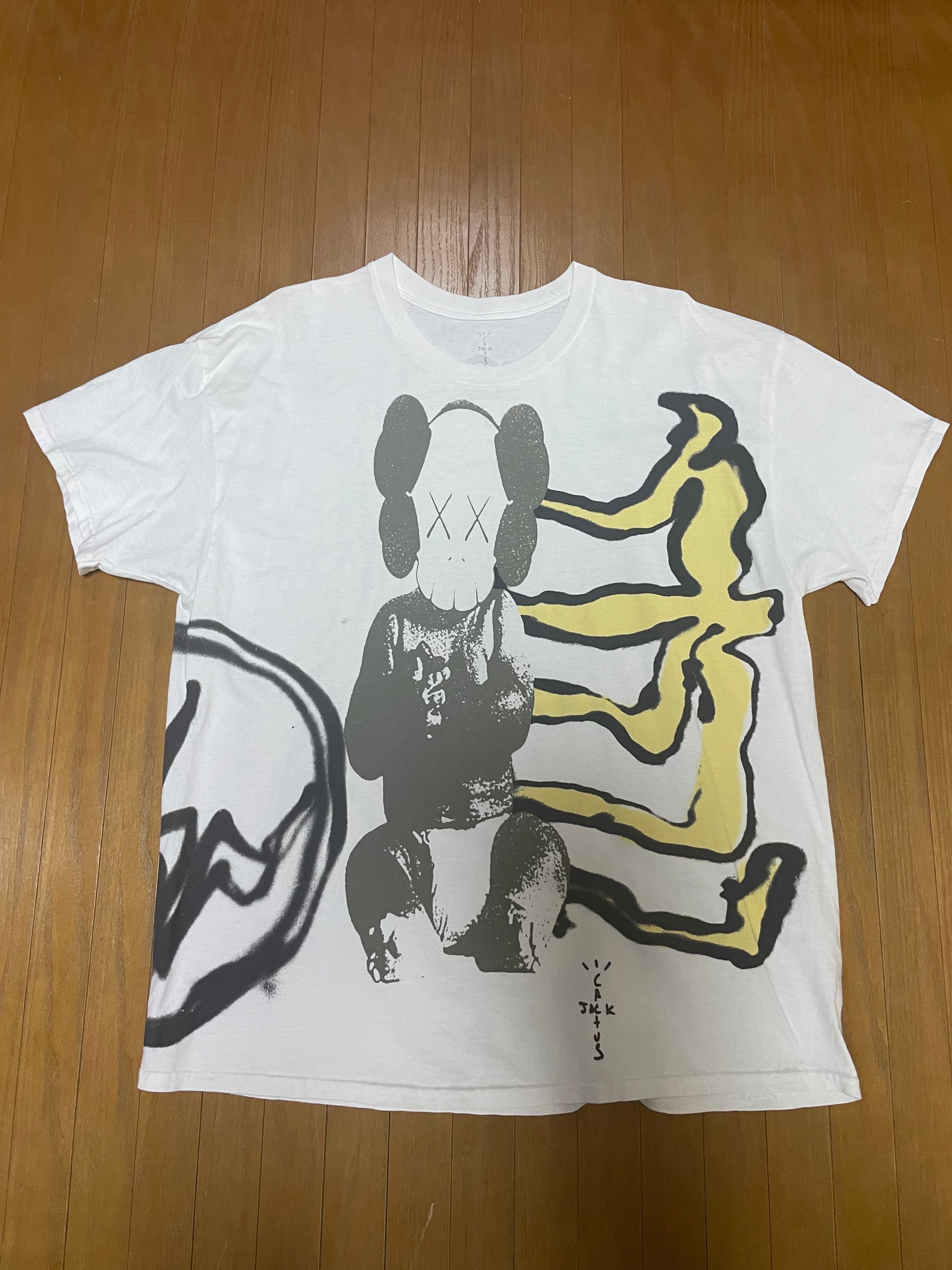 Travis Scott Cactus Jack x KAWS For Fragment Tee "White"
