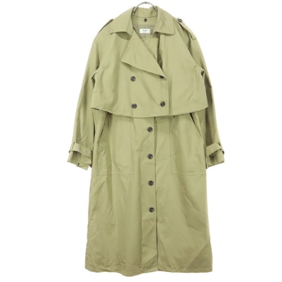 BEAMS HEART ビームスハート 2way 長袖 ワンピース トレンチコート ベージュ 襟袖部分取外し可能