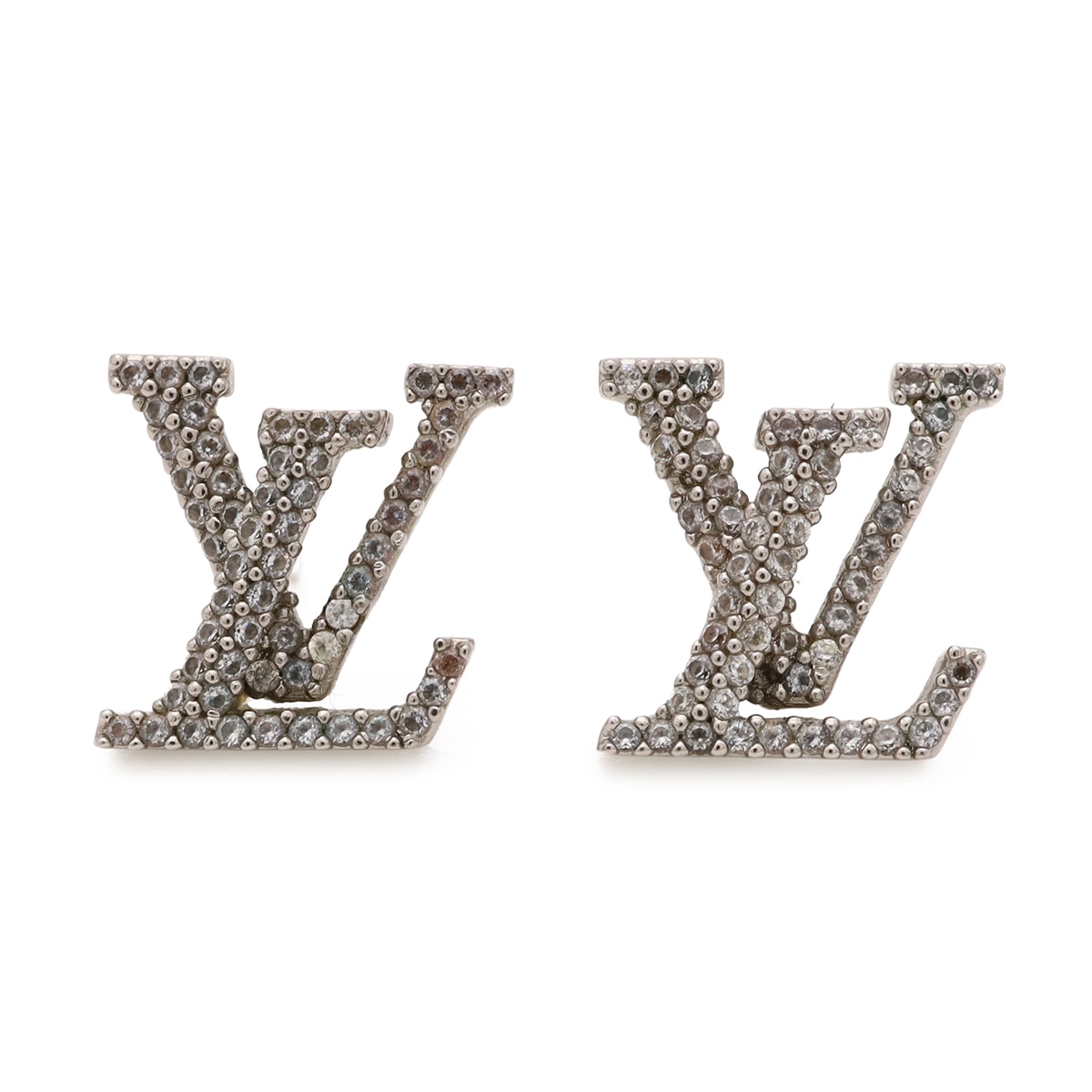 ルイ・ヴィトンピアス LV アイコニック ストラスM00608 ピアス