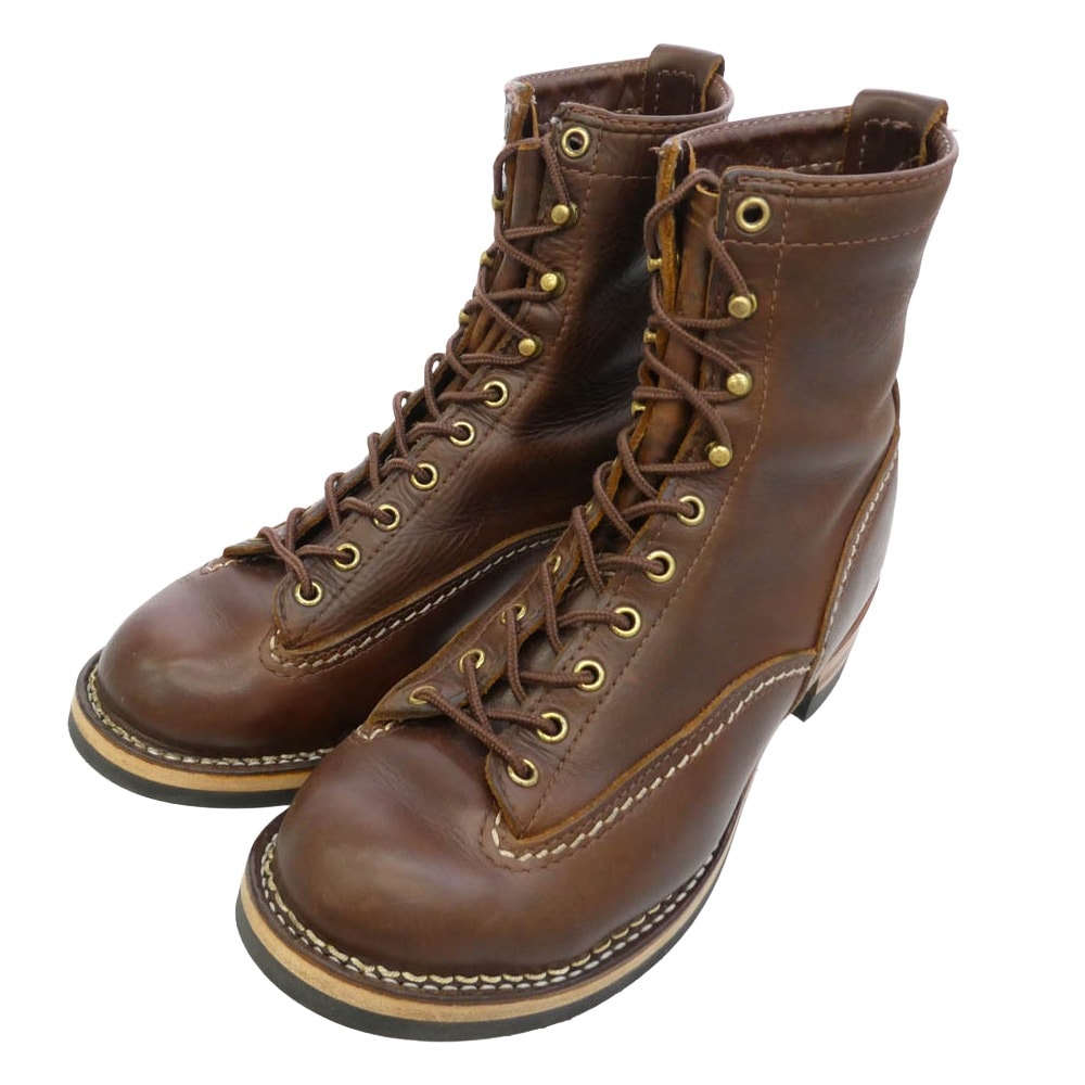 WESCO ウエスコ BRCXL108705 Custom Jobmaster BRCXL CHROMEXCEL カスタム ジョブマスター ホーウィン社製ブラウンクロムエクセル レースアップ ワークブーツ ブラウン系 US9D【中古】