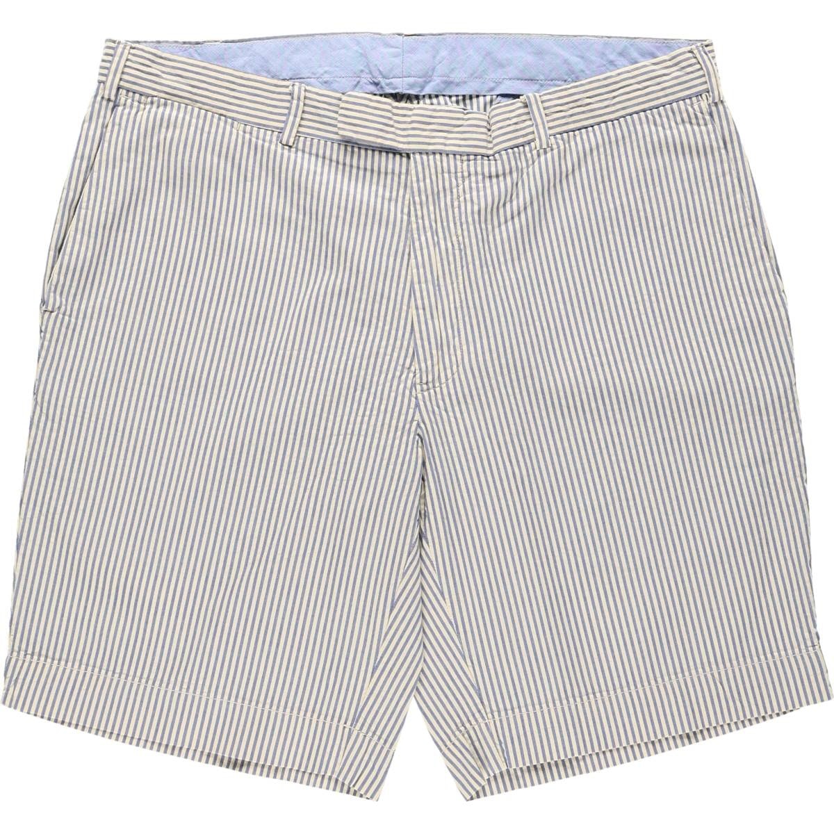 古着 ラルフローレン Ralph Lauren POLO by Ralph Lauren CLASSIC FIT ストライプ柄 コットンショーツ ショートパンツ メンズw37相当/eaa665429