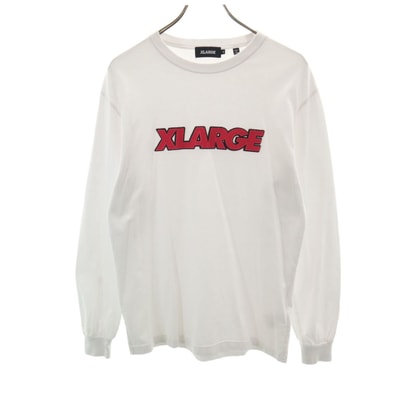 XLARGE エクストララージ 長袖 Tシャツ M ホワイト ロンT
