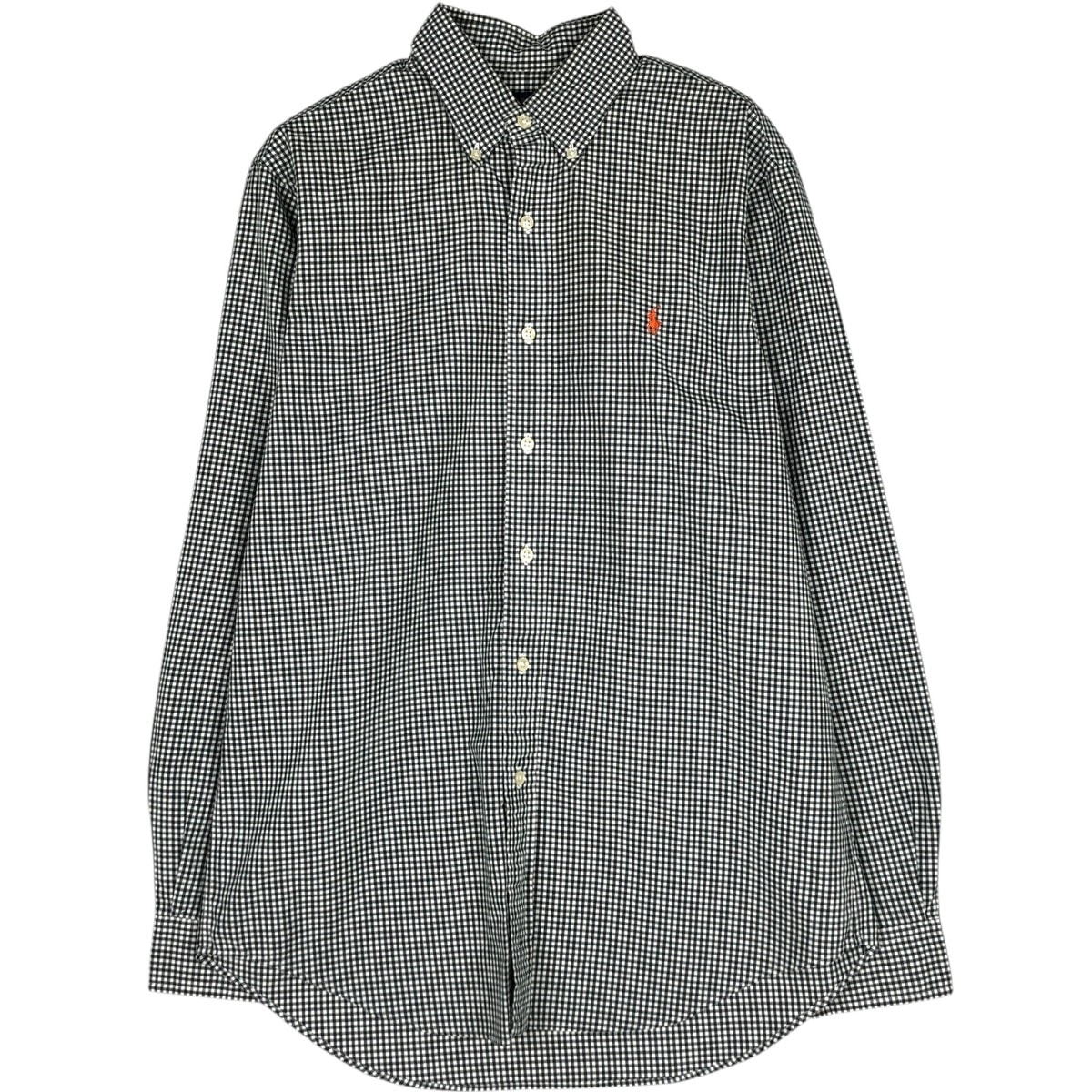 古着 ラルフローレン Ralph Lauren ギンガムチェック 長袖 ボタンダウンチェックシャツ メンズM相当/eaa663247