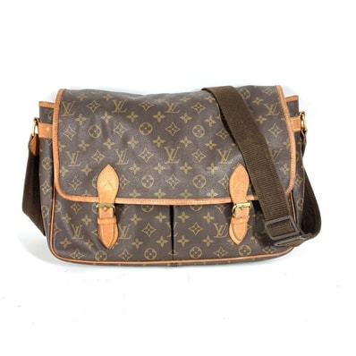 ルイヴィトン LOUIS VUITTON ジベシエールGM M42246 モノグラム フラップ 斜め掛け カバン メッセンジャーバッグ ショルダーバッグ モノグラムキャンバス ブラウン