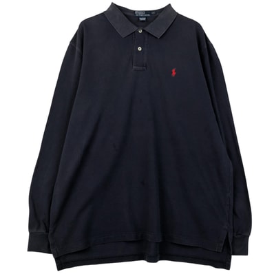 古着 ラルフローレン Ralph Lauren POLO by Ralph Lauren 長袖 ポロシャツ メンズXXL相当/eaa607832