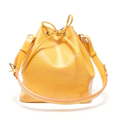 ヴィトン LV 1996年製 エピ プチノエ ブラック ショルダーバッグ【中古】