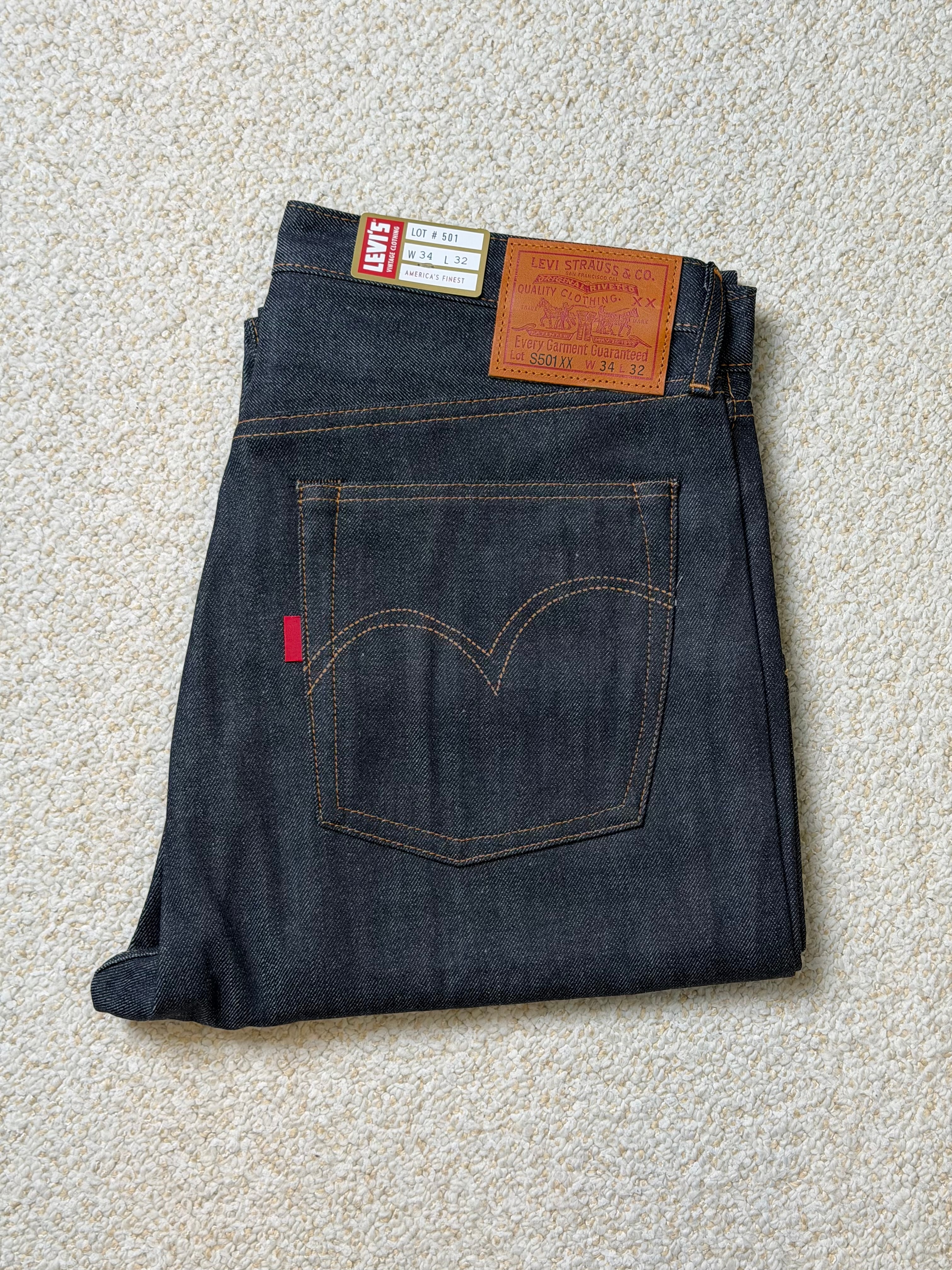 Levi's Vintage Clothing 1944 501 Jeans "Indigo" (大戦モデル)