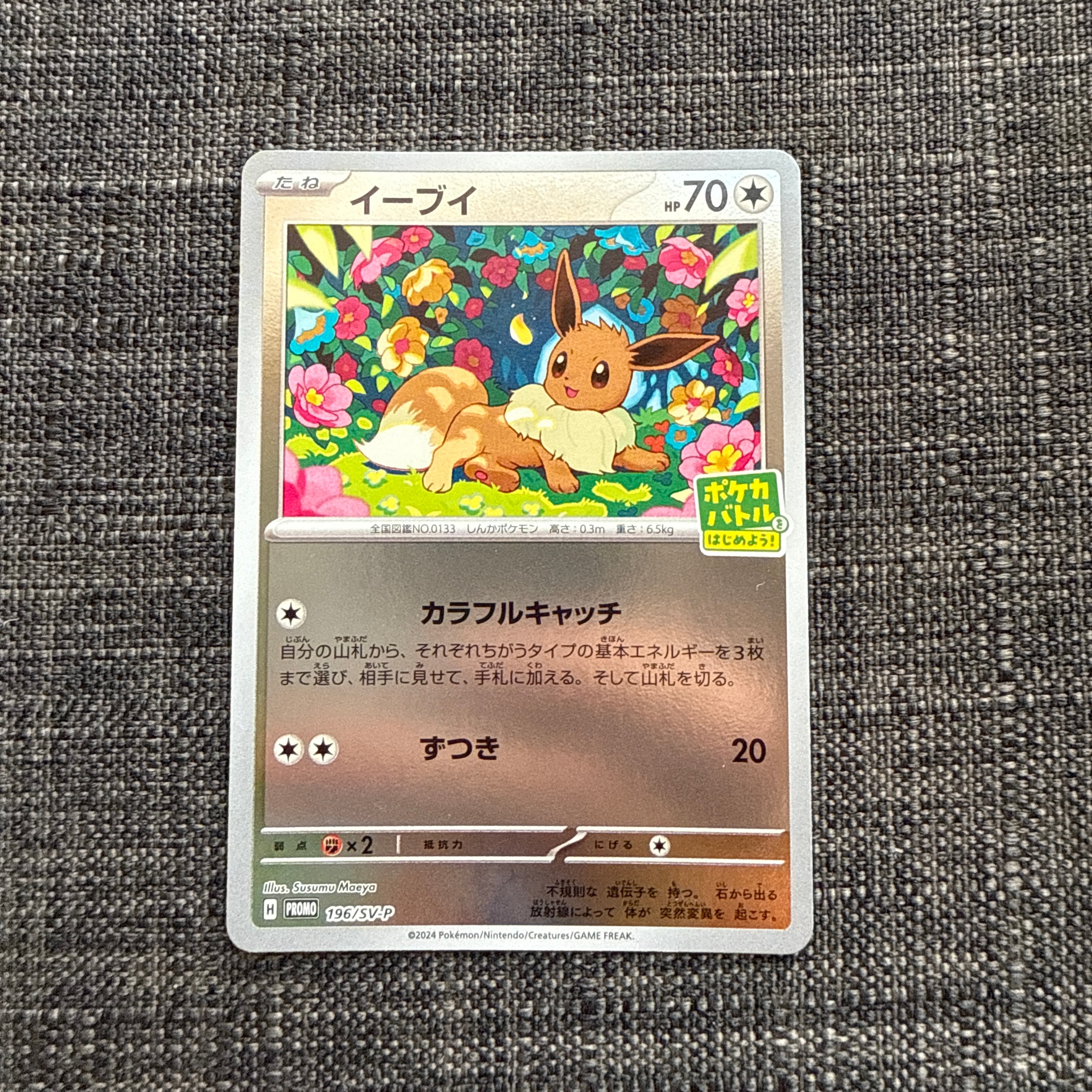 イーブイ P [SV-P-SM 196](プロモカードパック「ポケカバトルをはじめ