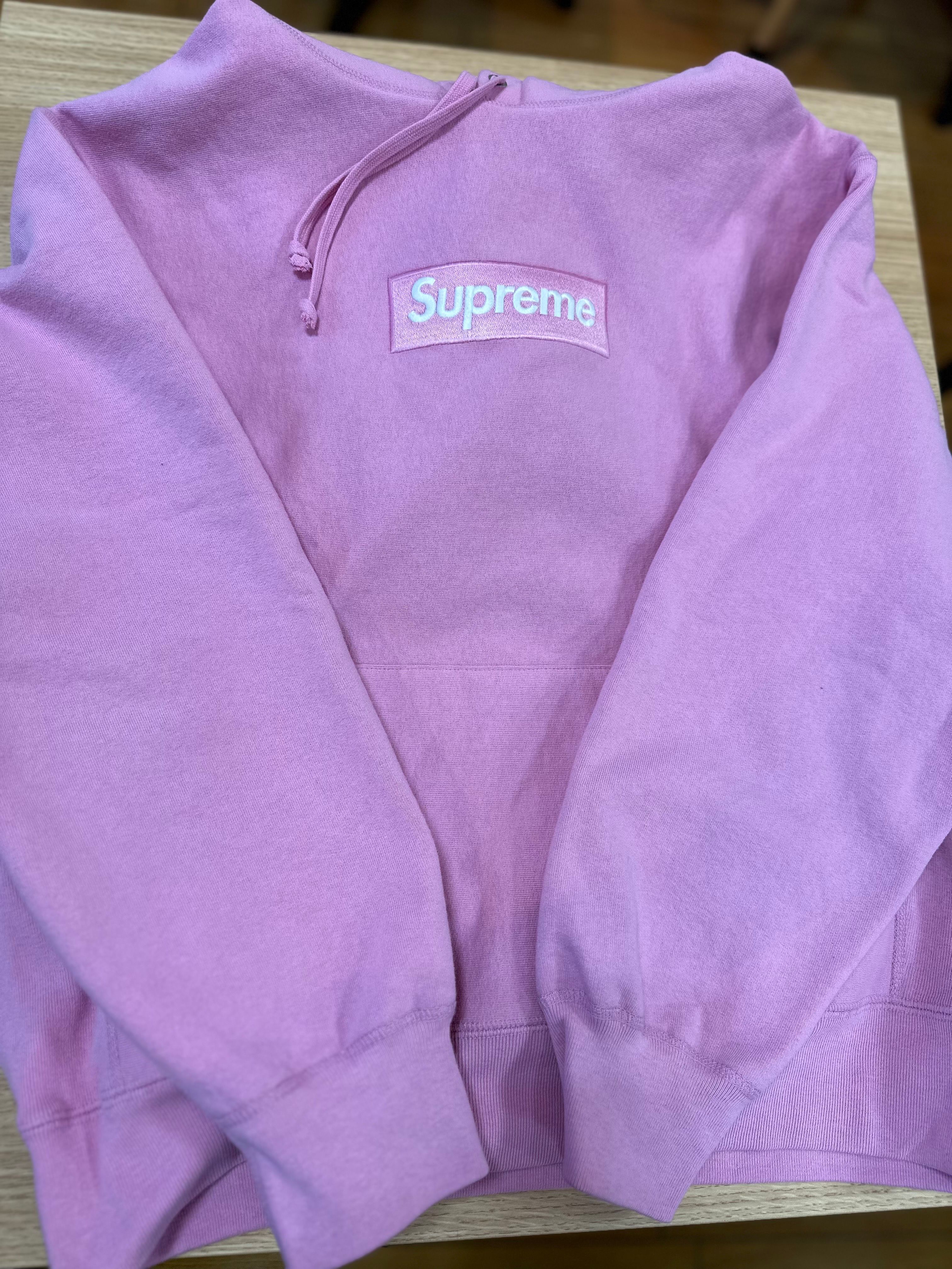 Supreme Box Logo Hooded Sweatshirt "Pink" (24FW)