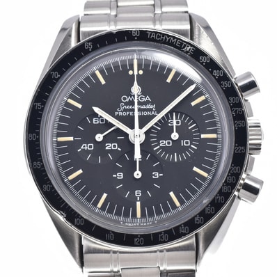 オメガ OMEGA ST145.022 スピードマスター プロフェッショナル 5th 下がりr ブラック 手巻き メンズ 良品 腕時計 O#148794