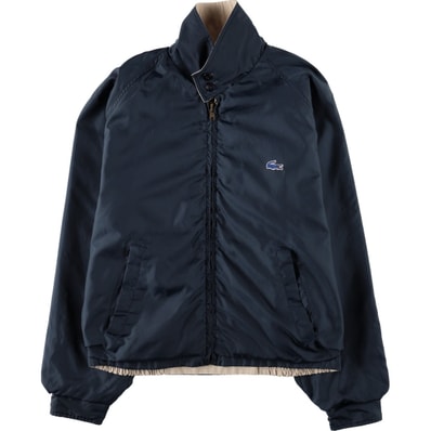 古着 ラコステ LACOSTE リバーシブル ハリントンジャケット スイングトップ メンズL相当/eaa665546