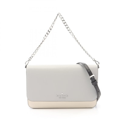 ケイトスペード Kate Spade マディソン 2WAY ハンドバッグ バッグ レザー レディース グレー系 / アイボリー系 / ブラック系 KC623 【中古】
